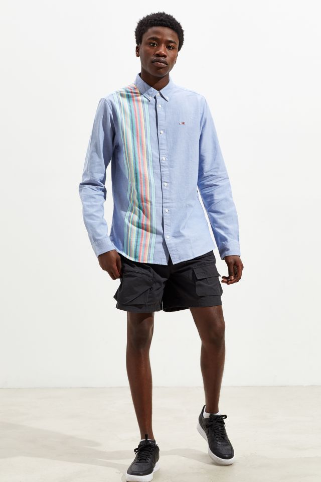 Tommy Jeans Engineered Stripe Button-Down Shirt  #5