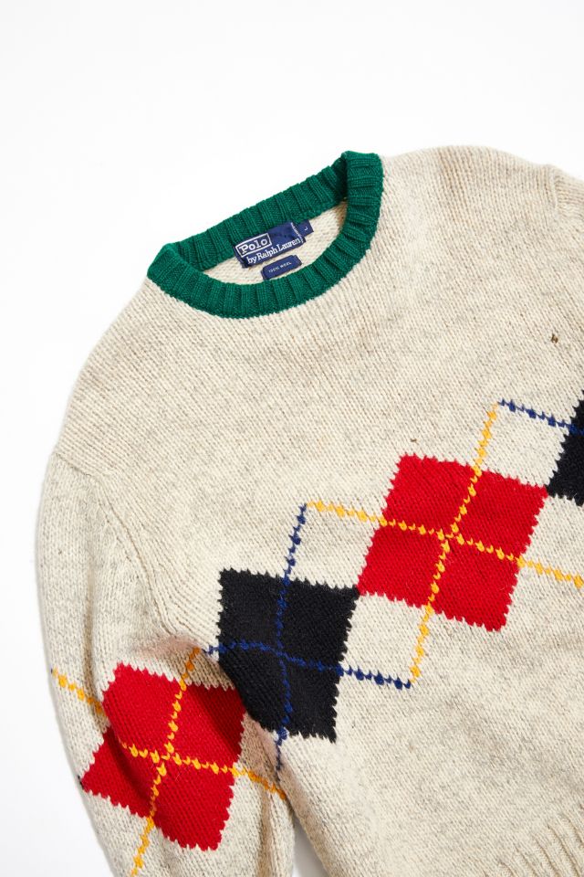 Vintage Polo Ralph Lauren Argyle Sweater #1