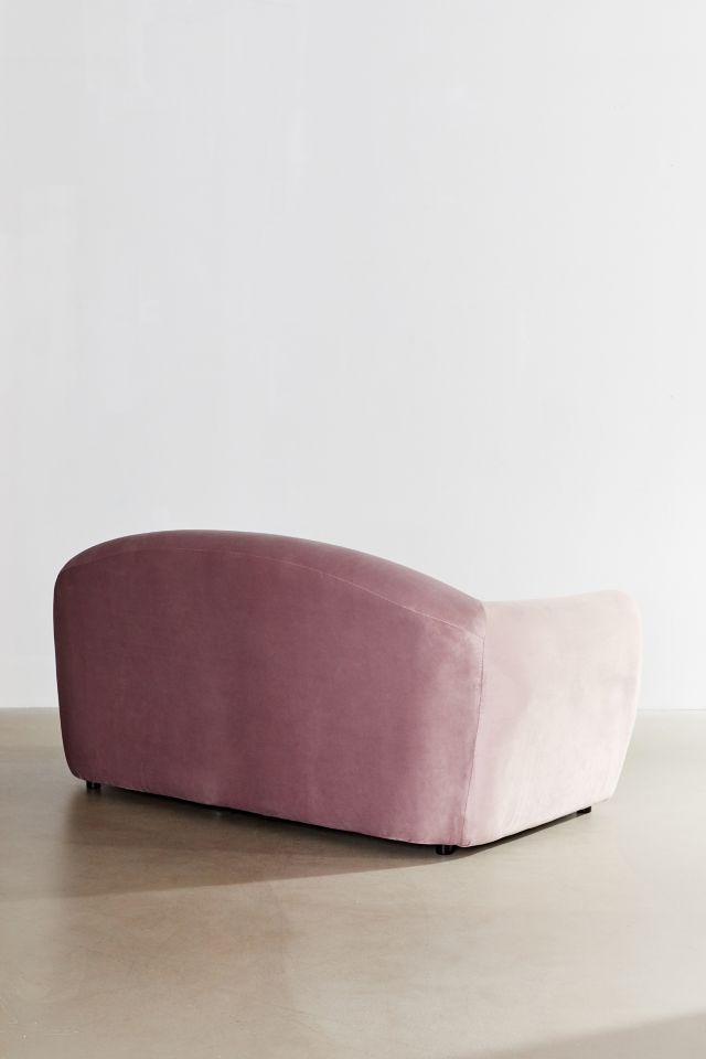 Gemma Velvet Convertible Sofa #3