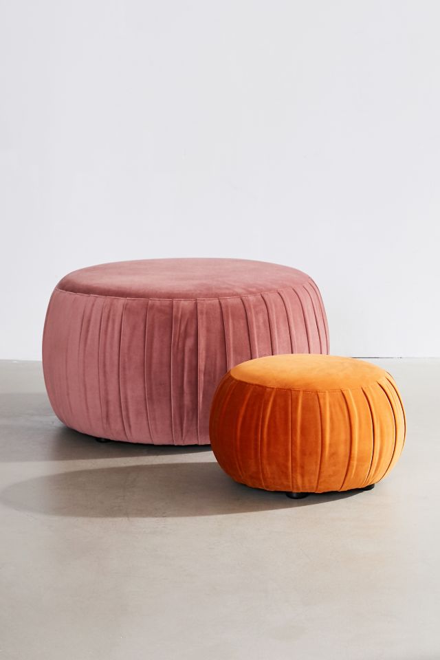 Camila Velvet Ottoman #4