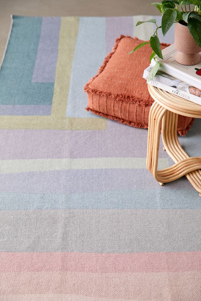 Mae Patchwork Printed Rug | Urban Outfitters