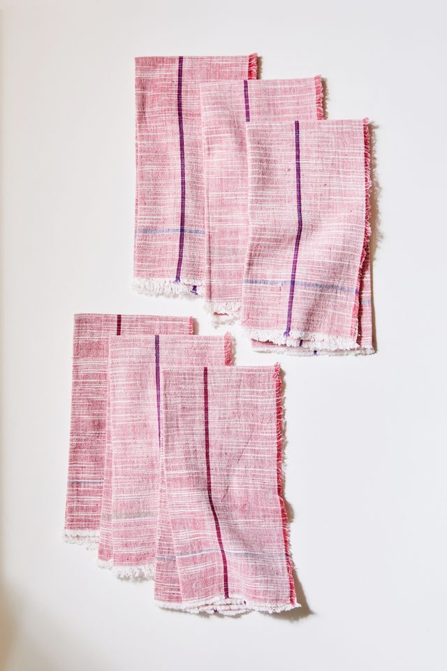 Auntie Oti Handwoven Cotton Napkin - Set Of 6 #1