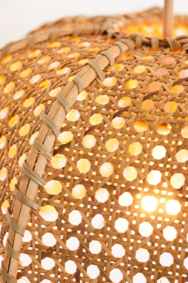 Luminaire suspendu en rotin Cayla  #3