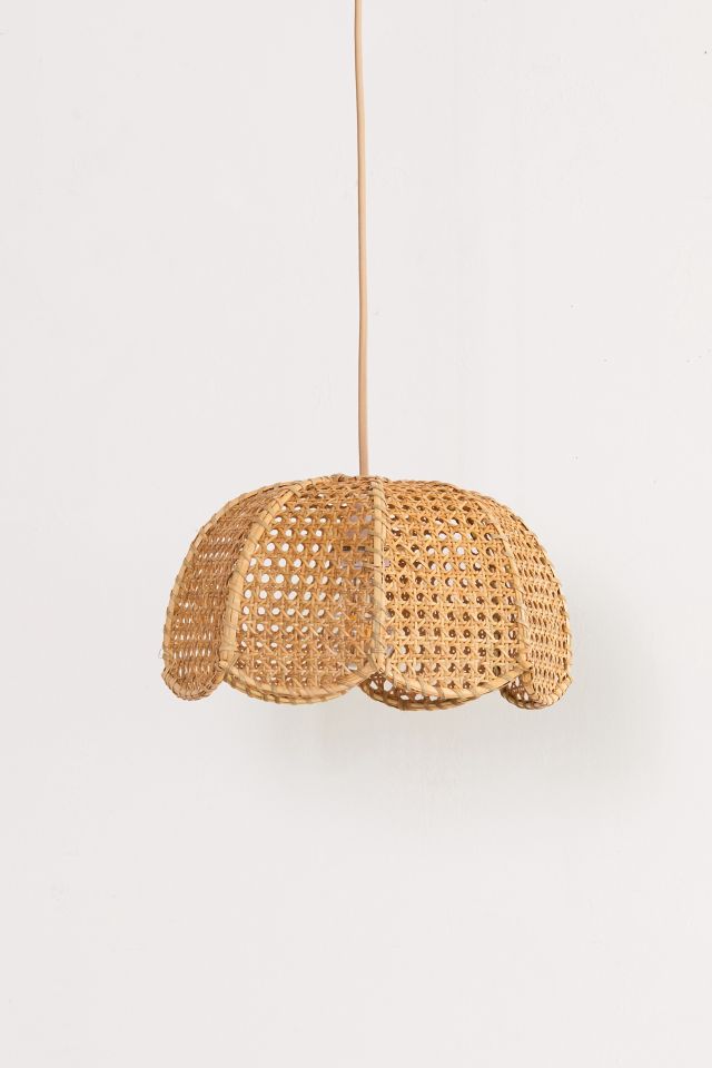 Luminaire suspendu en rotin Cayla  #4