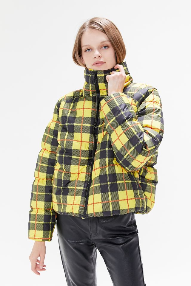 Nike Plaid Puffer Coat #2