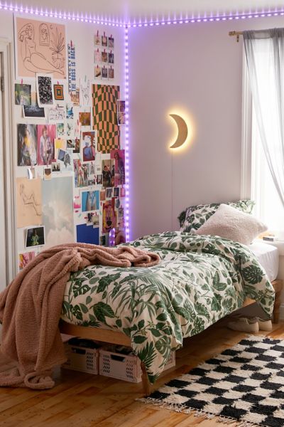 purple boho bedroom