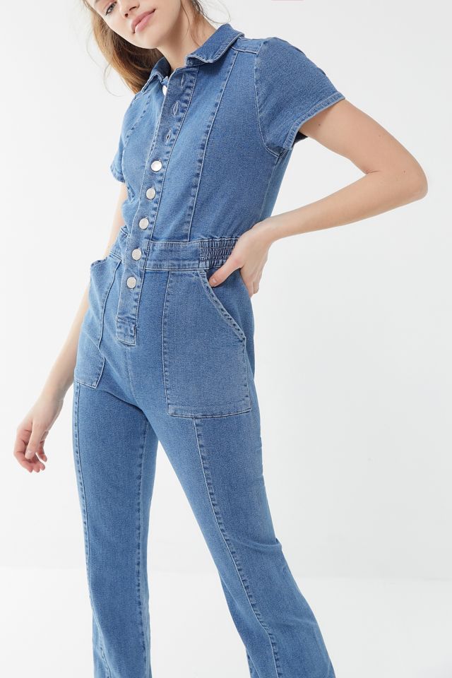 BDG ‘70s Denim Collared Button-Front Jumpsuit #2