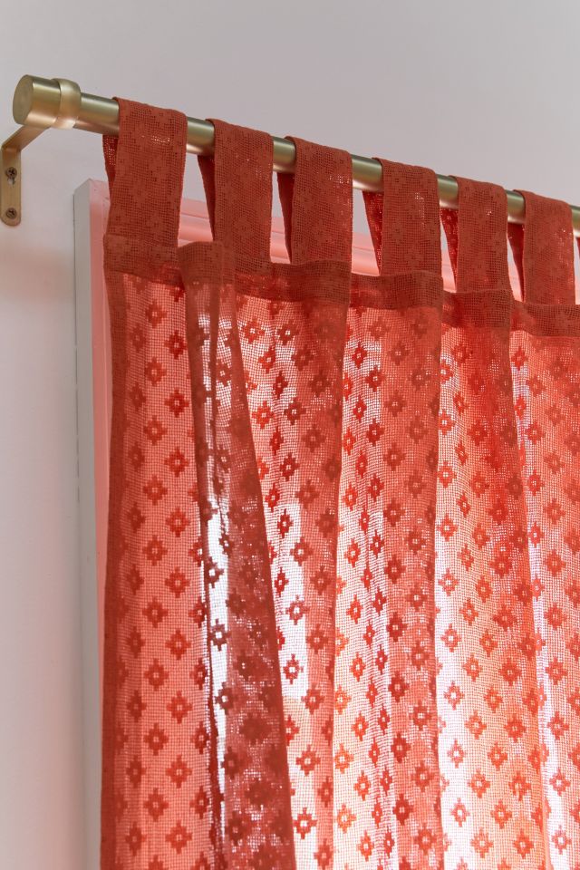 Ayala Geo Lace Window Panel #2