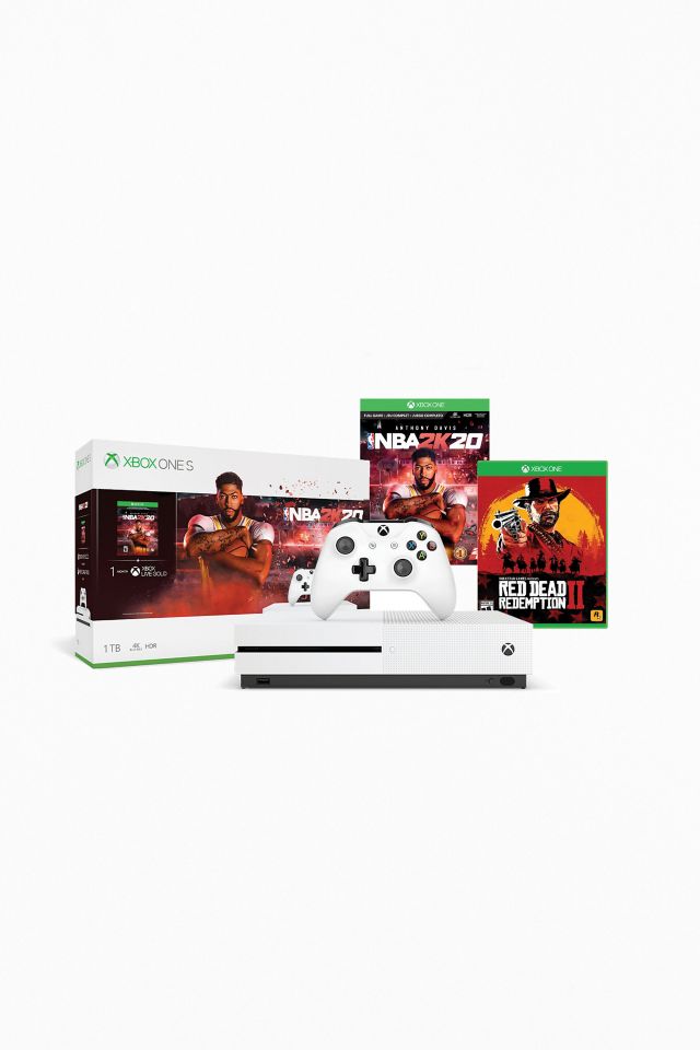 Xbox One S Console, NBA 2K20 And Red Dead Redemption 2 Bundle