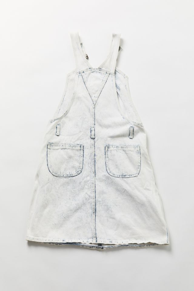 Robe salopette en denim vintage délavée à l'acide #2