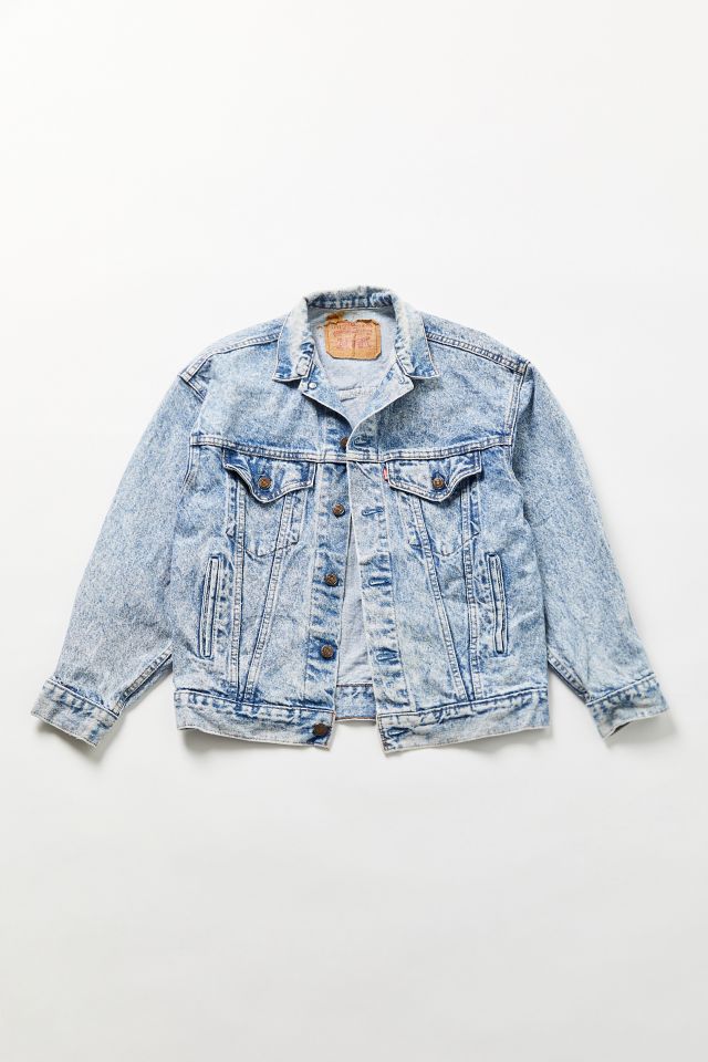 COLOR ACID WASH “LEVI’S” DENIM JACKET XL, Shipping