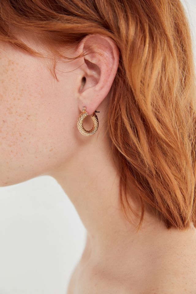 Sanibelle Rope Hoop Earring #1