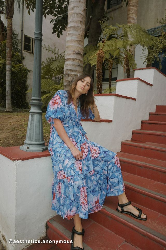 Urban outfitters 2025 floral wrap dress