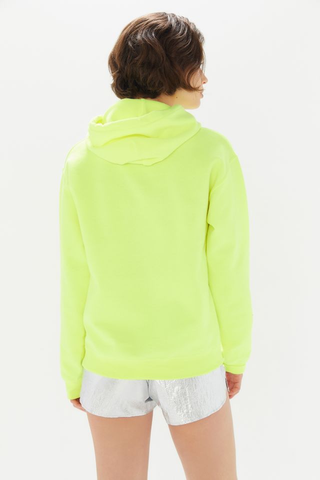 FILA UO Exclusive Neon Reflective Logo Hoodie Sweatshirt #1