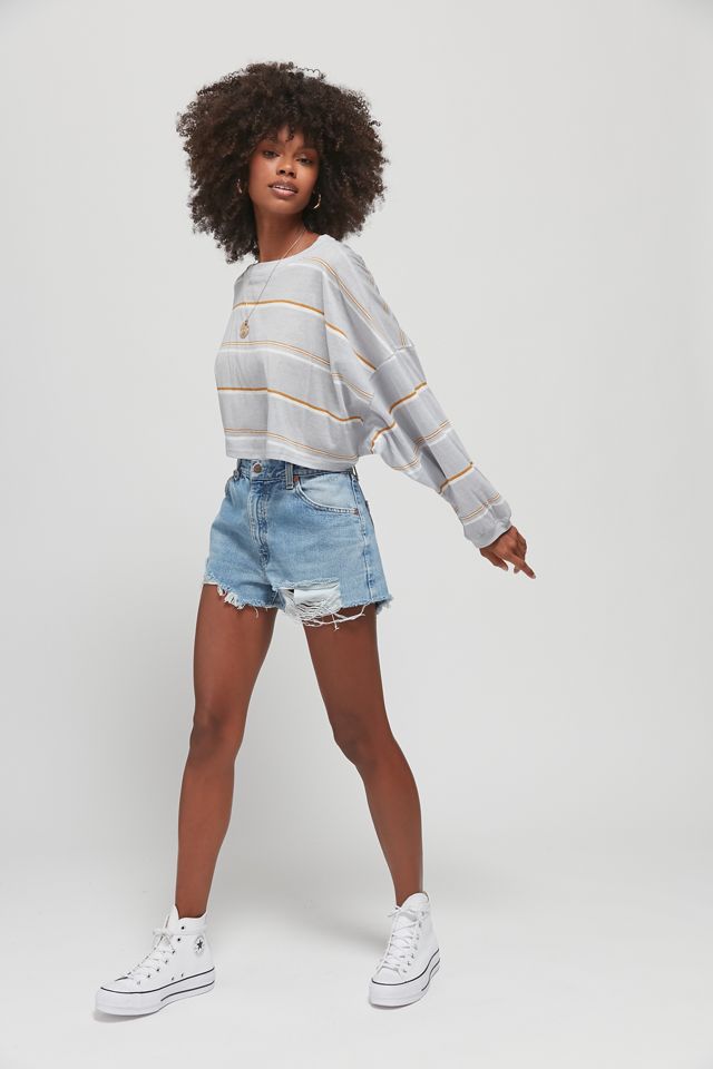 Out From Under Ella Long Sleeve Slouchy Tee #1