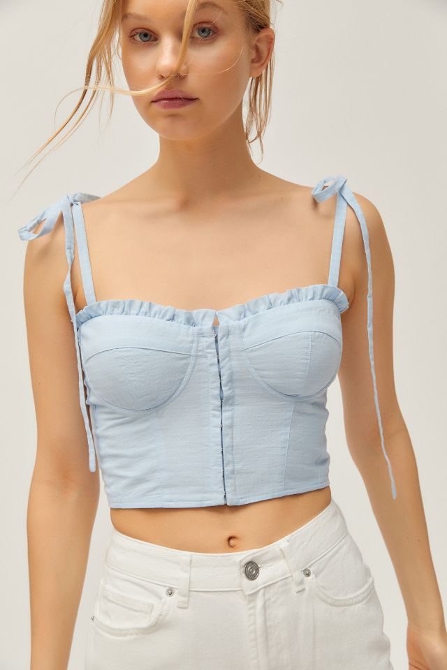 Capulet Rian Tie-Shoulder Cropped Top | Urban Outfitters