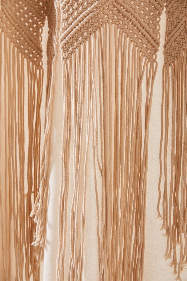 Macramé Shower Curtain #2
