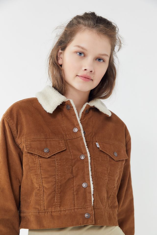 Urban outfitters levis store sherpa jacket