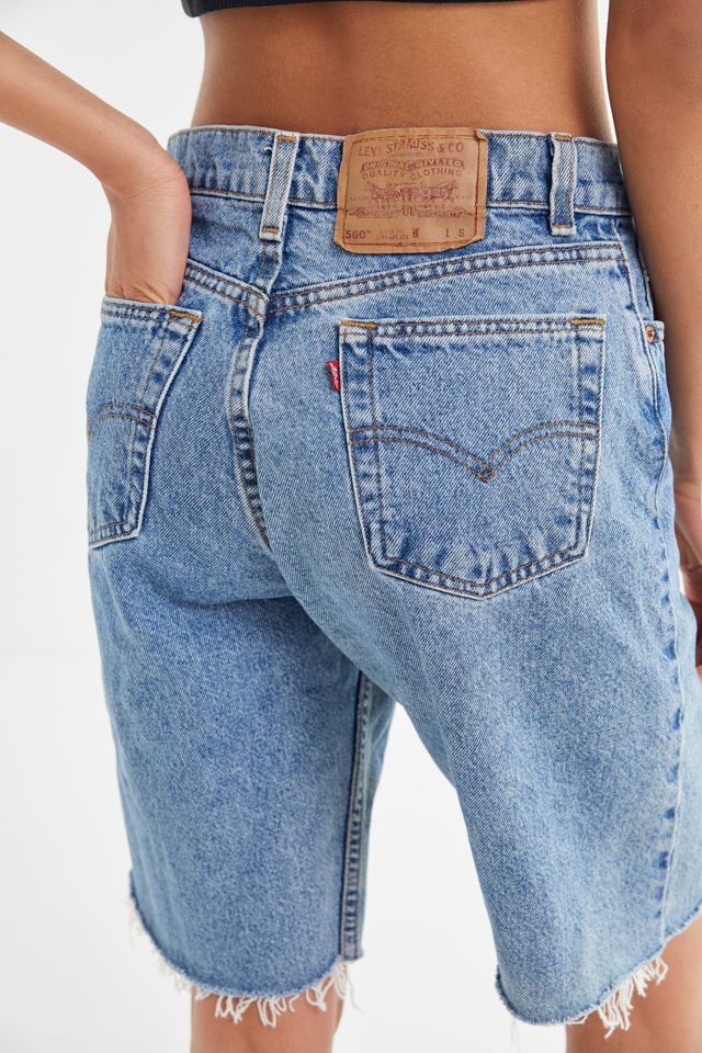 Urban Renewal Recycled Levi’s Denim Bermuda Short #1