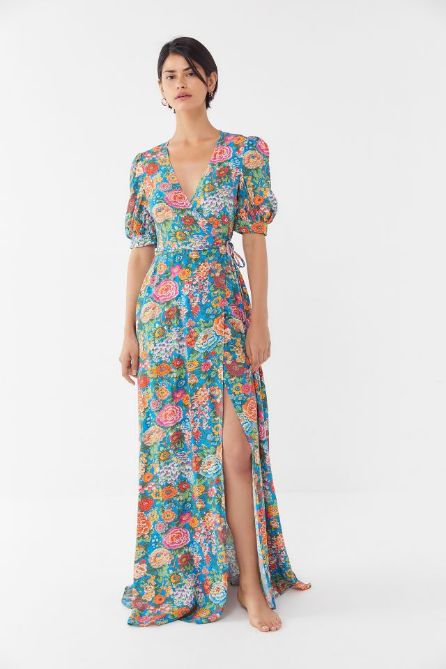Perseverance London Elysian Day Wrap Maxi Dress