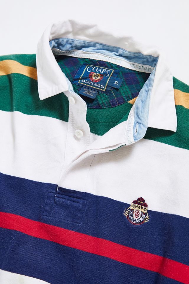 Vintage Chaps Big Stripe Rugby Shirt #2