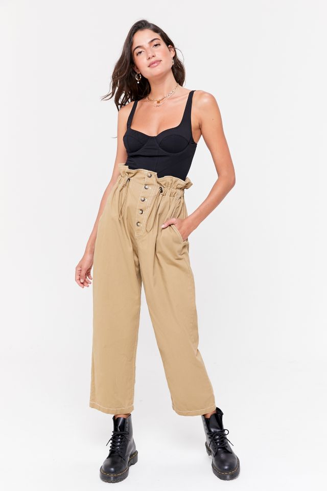UO Terra High-Waisted Paperbag Pant #2
