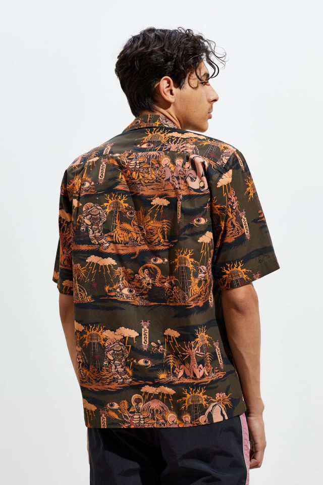 Elhaus Glide Ancient Short Sleeve Button-Down Shirt #4