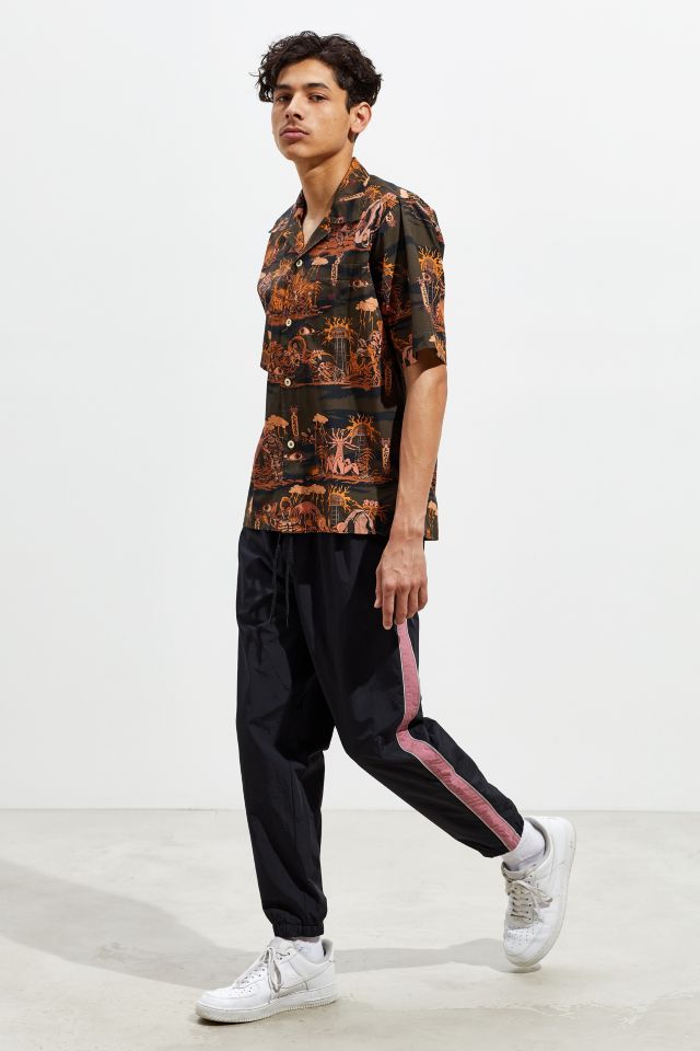 Elhaus Glide Ancient Short Sleeve Button-Down Shirt #5