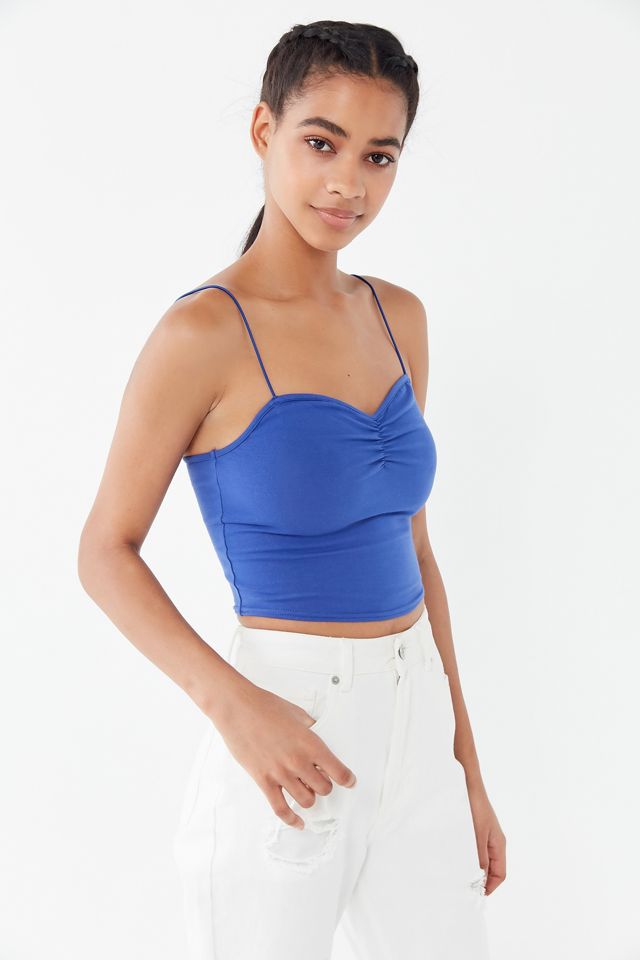 Out From Under Rowena Ruched Cropped Cami | Urban Outfitters