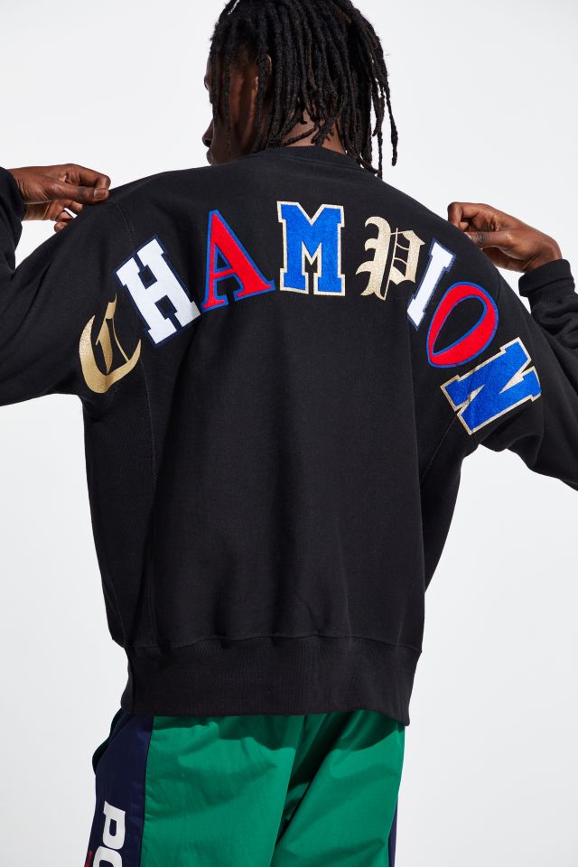 Champion old english sweatshirt new arrivals