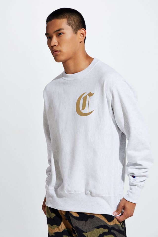 Champion Old English Crew Neck Sweatshirt | Urban Outfitters Champion Old English Crew Neck Sweatshirt | Urban Outfitters