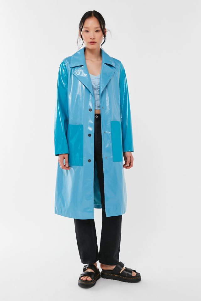 UO Colorblock Longline Raincoat #3