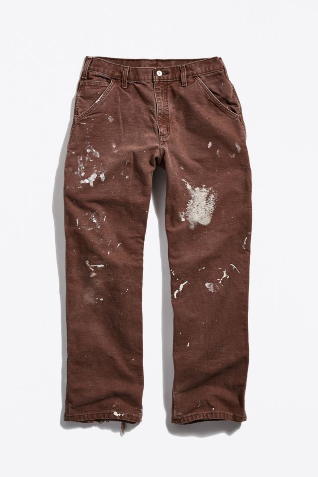 Vintage Carhartt Brown Splatter Pant