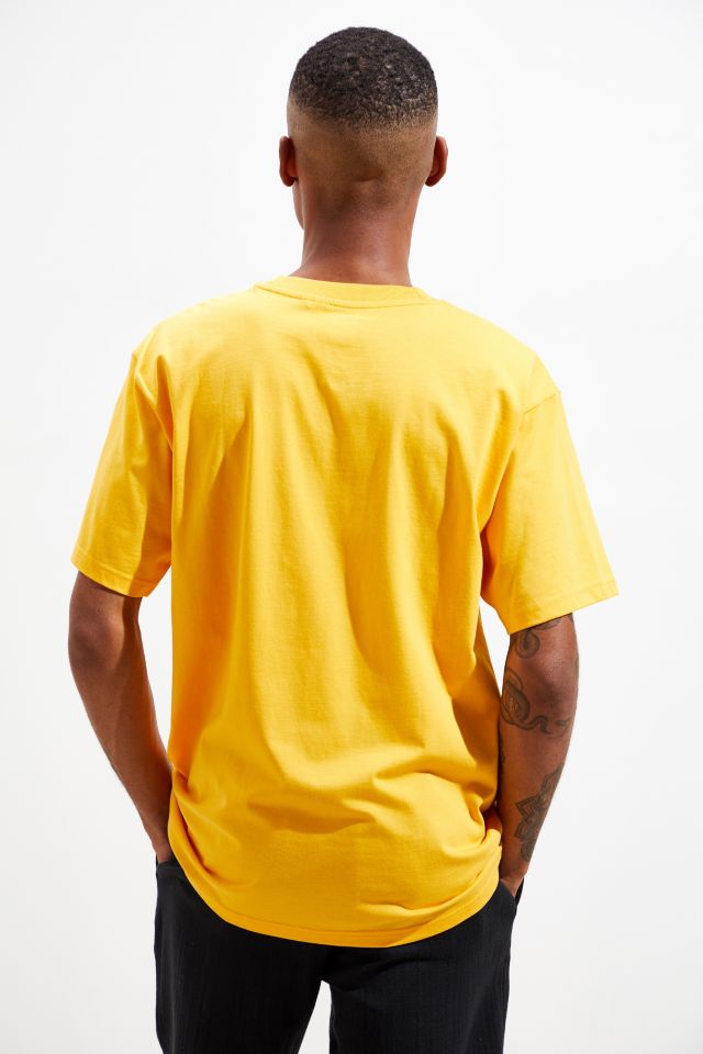 adidas Skateboarding Pillar Yellow Tee  #4