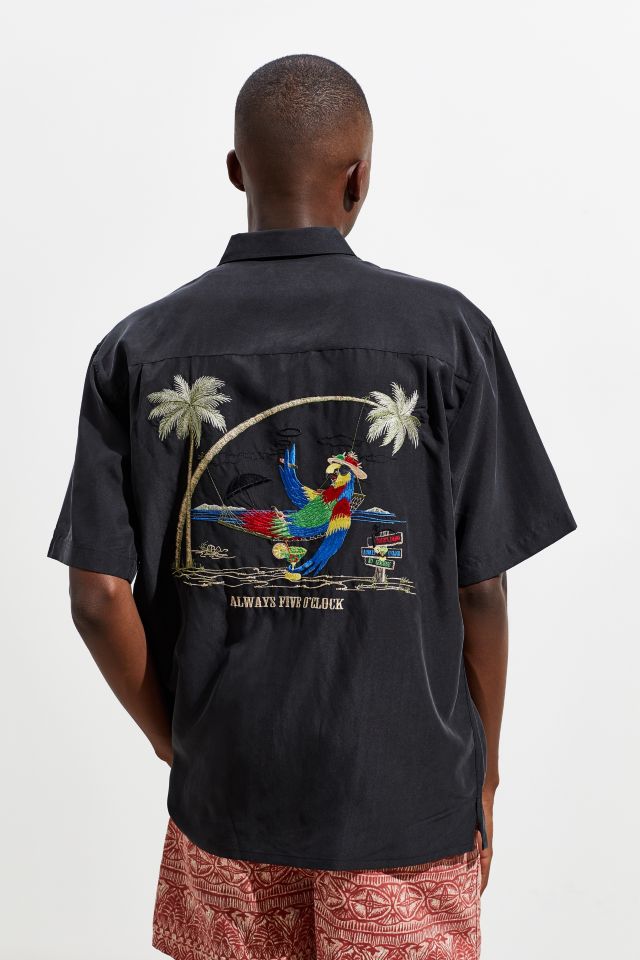 Bamboo Cay Always 5 O’Clock Short Sleeve Button-Down Shirt  #1
