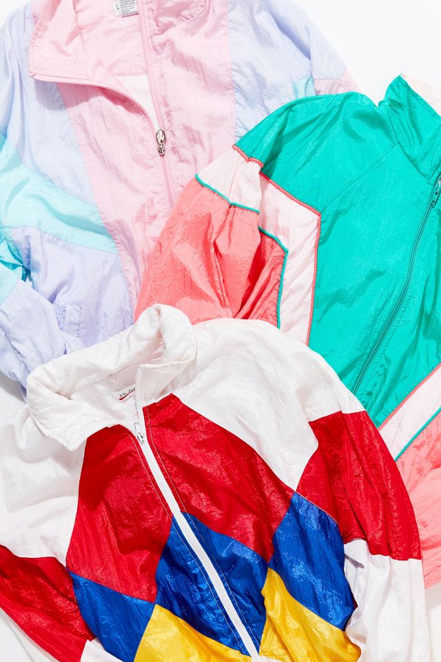 Vintage Assorted Colorblock Windbreaker Jacket #1