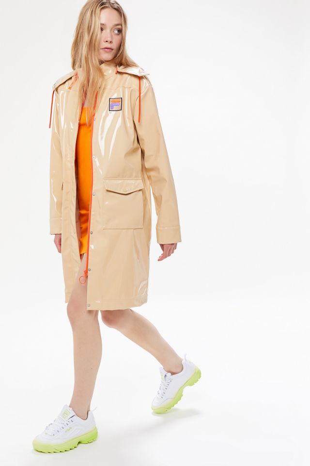 Holographic Rain Jacket Urban Outfitters FILA UO Exclusive Kaloni