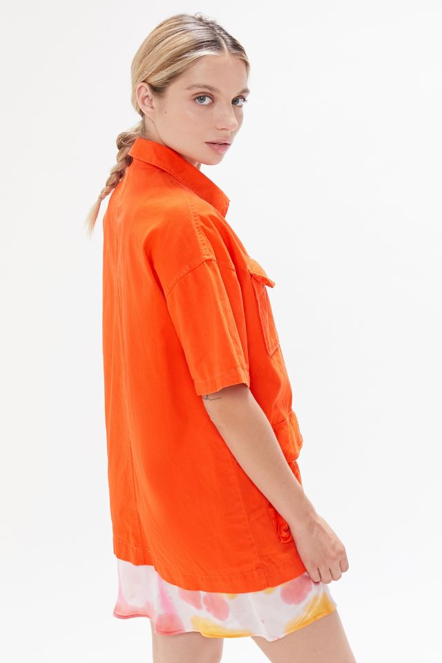 UO Hugo Short Sleeve Safari Jacket #1