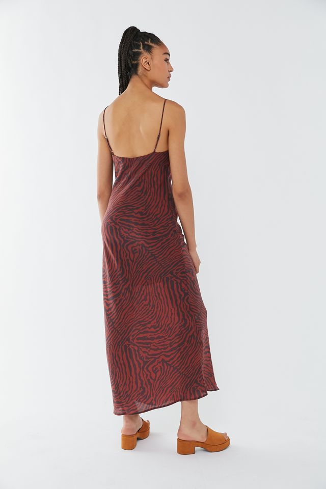 Third Form Jungle Beats Bias Cut Slip Dress #2