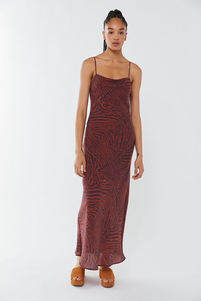 Third Form Jungle Beats Bias Cut Slip Dress #3