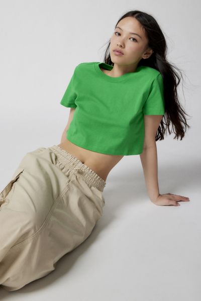 Urban Outfitters Uo Best Friend Tee In Bright Green