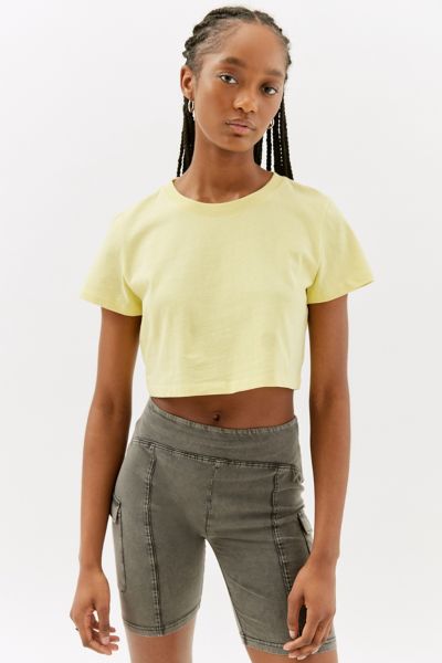 Urban Outfitters Uo Best Friend Tee In Bright Yellow