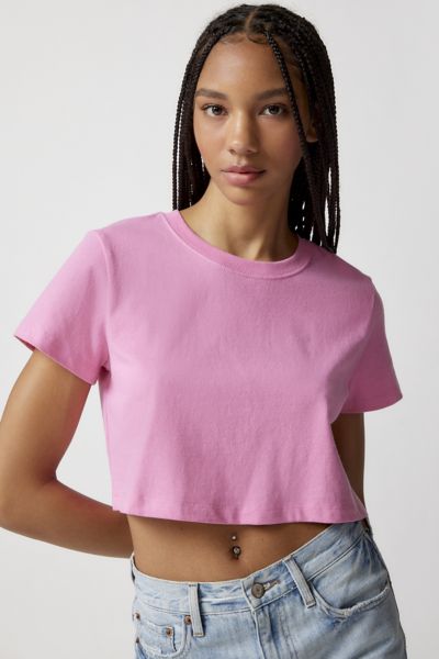 Urban Outfitters Uo Best Friend Tee In Light Arctic Pink