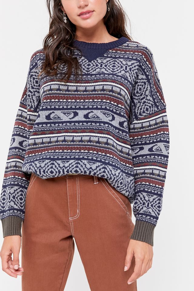 Quiksilver Jacquard Crew Neck Sweater #1