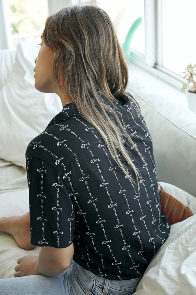 Quiksilver Printed Button-Down Camp Shirt #1