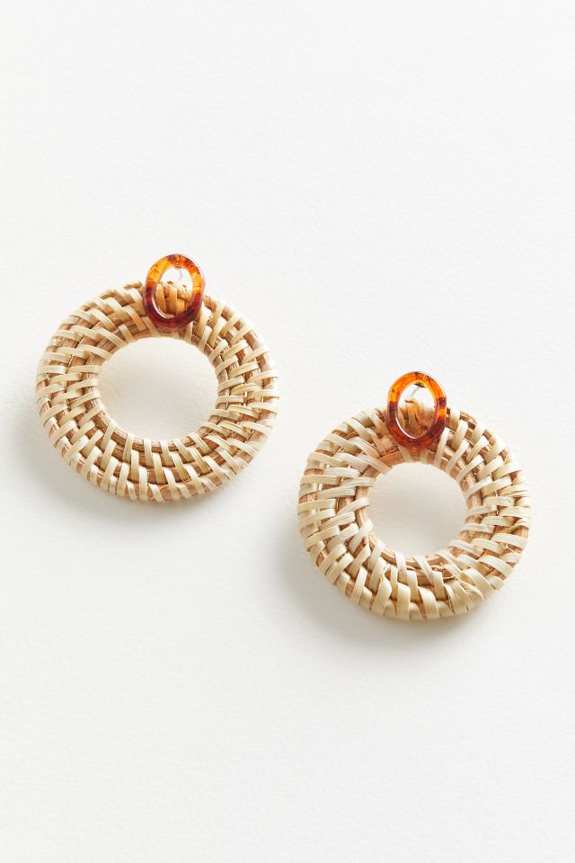 Bali Basket Weave Statement Earring #2