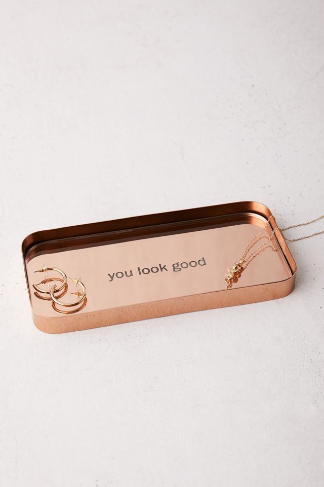 Text Jewelry Catch-All Tray #1