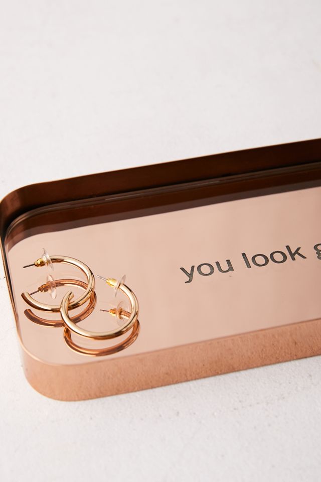 Text Jewelry Catch-All Tray #2