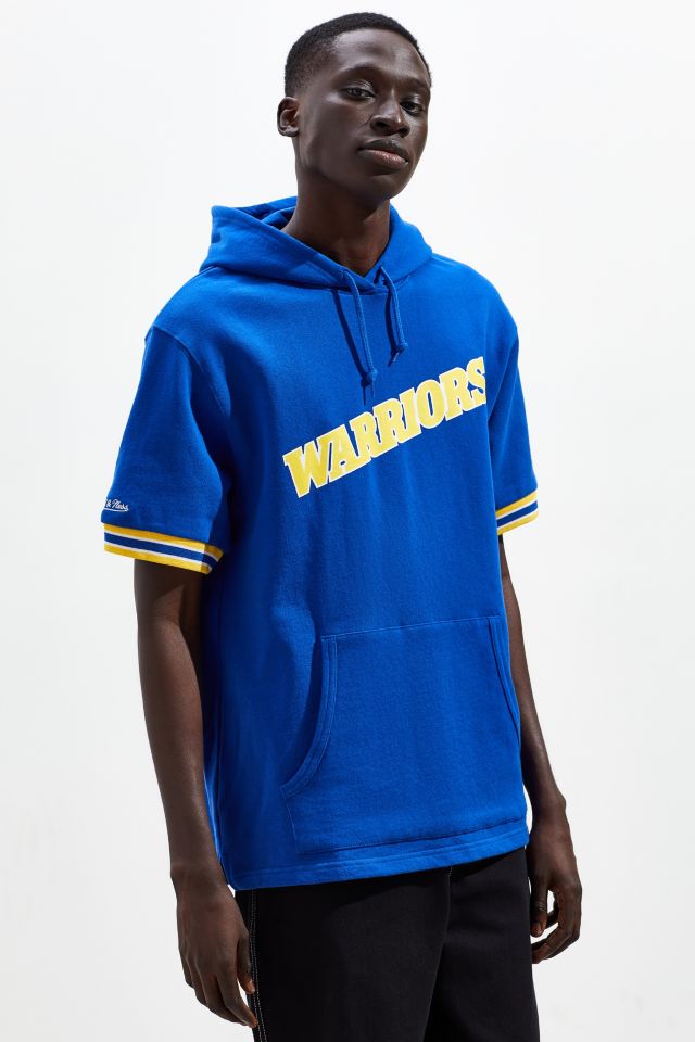 Golden state warriors outlet short sleeve hoodie