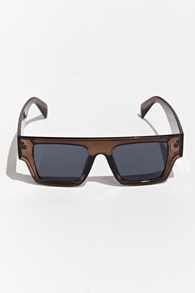 Lunettes de Soleil Carrées à Larges Branches Style Années 80 #2